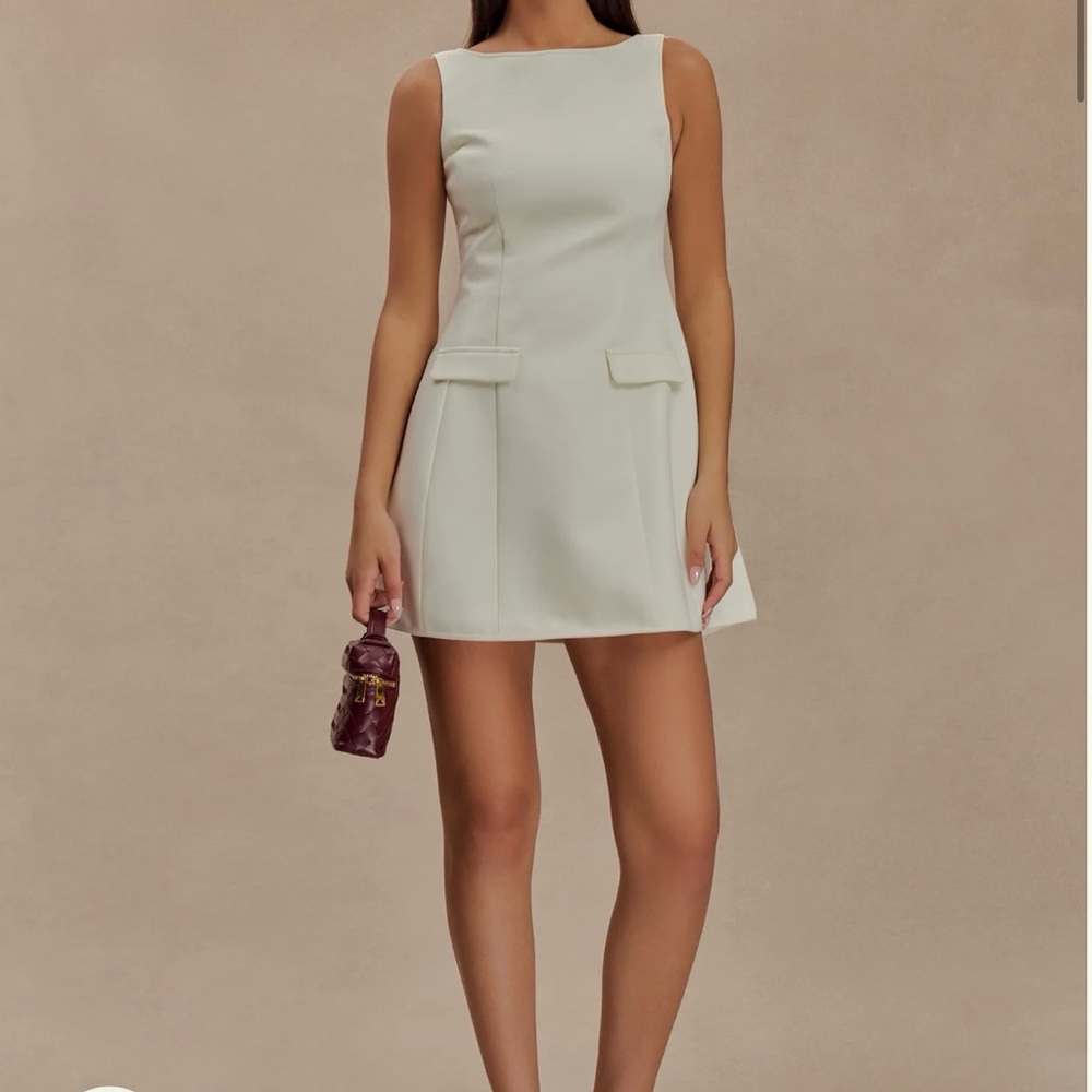 Meshki Ivory Mini Dress